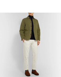 Veste-chemise olive Universal Works