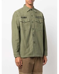 Veste-chemise olive Maharishi