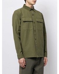 Veste-chemise olive Barbour