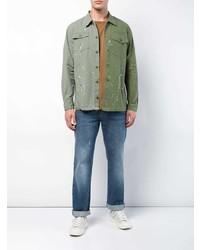 Veste-chemise olive John Elliott