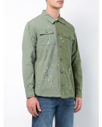 Veste-chemise olive John Elliott