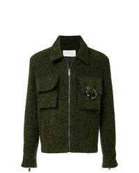 Veste-chemise olive Strateas Carlucci