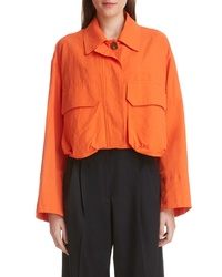 Veste-chemise orange