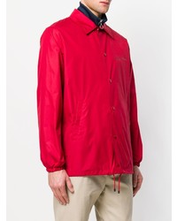 Veste-chemise rouge Valentino