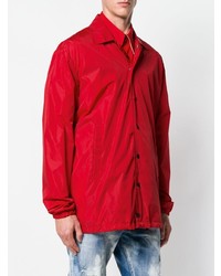 Veste-chemise rouge DSQUARED2