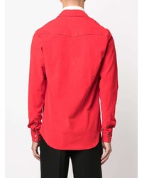 Veste-chemise rouge PT TORINO