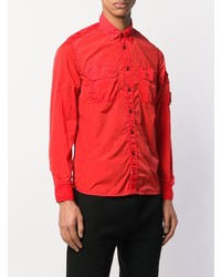 Veste-chemise rouge CP Company