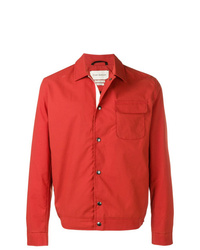 Veste-chemise rouge Oliver Spencer