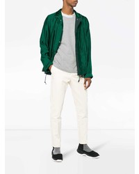 Veste-chemise vert foncé Sacai