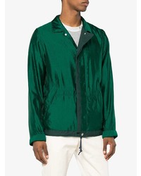 Veste-chemise vert foncé Sacai