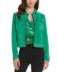 Veste-chemise verte