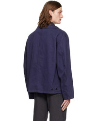 Veste-chemise violette Lemaire