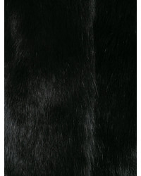 Veste de fourrure noire Vera Wang