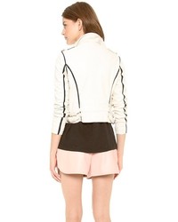 Veste en cuir blanche IRO