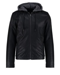 Veste en cuir noire Tiffosi