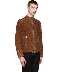 Veste en daim marron Diesel