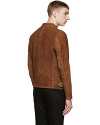 Veste en daim marron Diesel