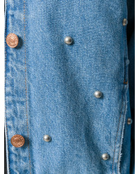 Veste en jean à clous bleu clair Etoile Isabel Marant
