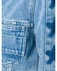 Veste en jean à étoiles bleu clair Givenchy