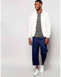 Veste en jean blanche Asos