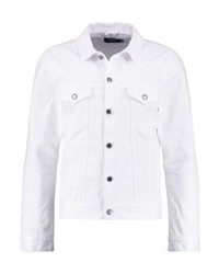 Veste en jean blanche