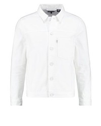 Veste en jean blanche