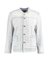 Veste en jean blanche