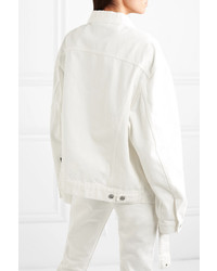 Veste en jean blanche Balenciaga