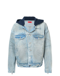 Veste en jean bleu clair 424