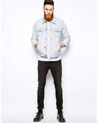 Veste en jean bleu clair Asos