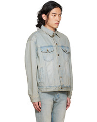 Veste en jean bleu clair DRAE