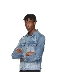 Veste en jean bleu clair John Elliott