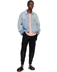 Veste en jean bleu clair Greg Lauren