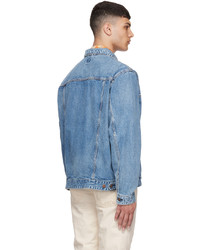 Veste en jean bleu clair Nudie Jeans