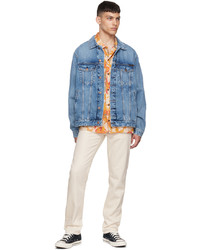 Veste en jean bleu clair Nudie Jeans