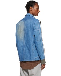 Veste en jean bleu clair Greg Lauren