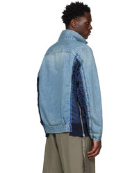 Veste en jean bleu clair Sacai