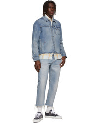 Veste en jean bleu clair John Elliott