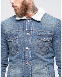 Veste en jean bleu clair Wrangler