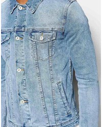 Veste en jean bleu clair Asos