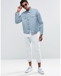 Veste en jean bleu clair Asos