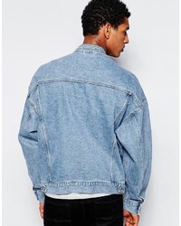 Veste en jean bleu clair Asos