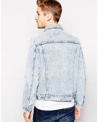 Veste en jean bleu clair Asos