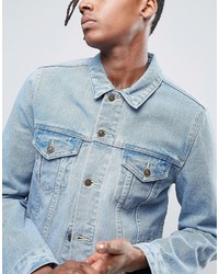 Veste en jean bleu clair Asos