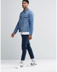 Veste en jean bleu clair Asos