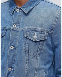 Veste en jean bleu clair Asos