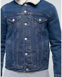 Veste en jean bleu clair Asos