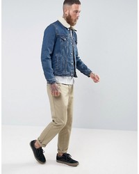 Veste en jean bleu clair Asos