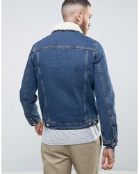 Veste en jean bleu clair Asos