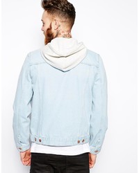 Veste en jean bleu clair Asos